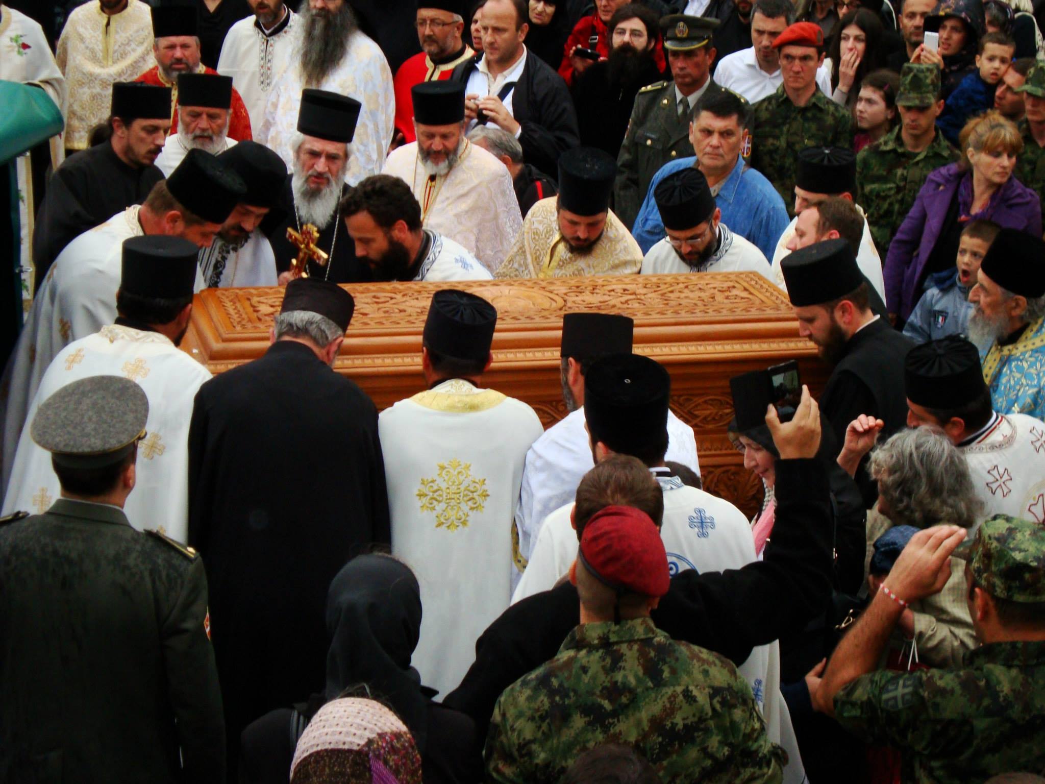 Doček moštiju Svetog Nikolaja Žičkog