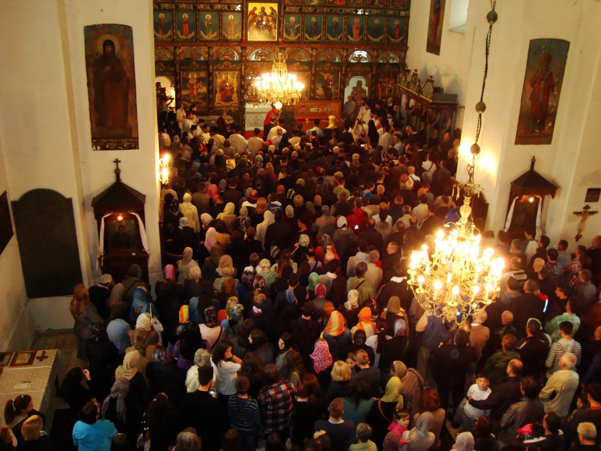 Doček moštiju Svetog Nikolaja Žičkog