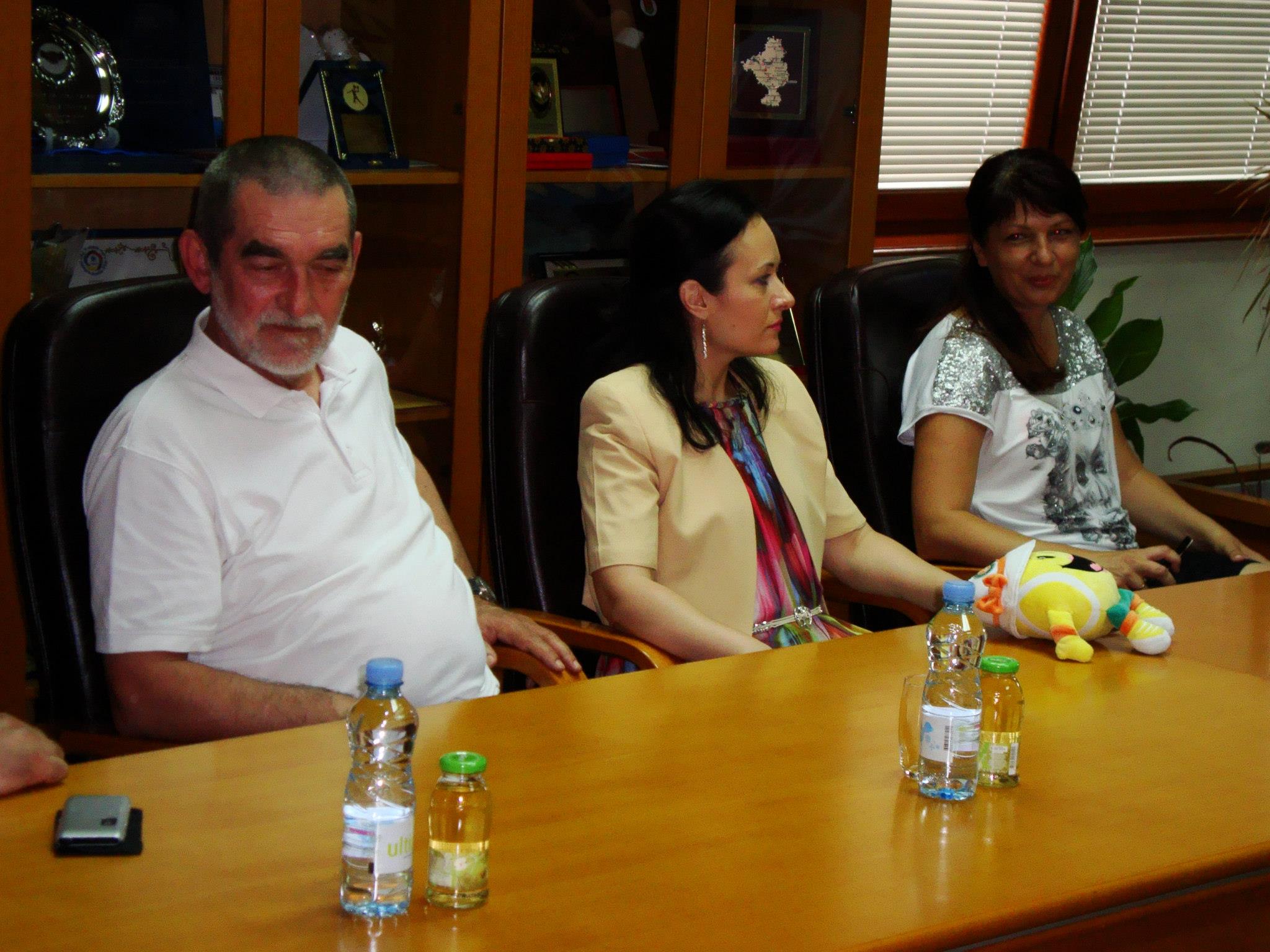 Ivana Jorović na prijemu kod gradonačelnika Čačka