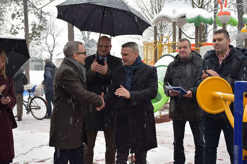 Novo dečje igralište u gradskom parku